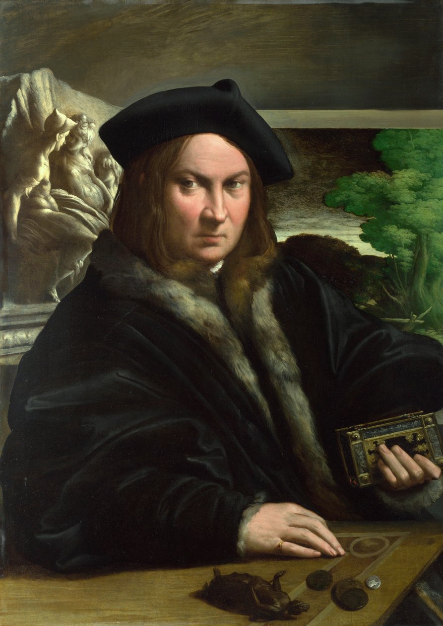 Gyűjtő portréja, 1523 körül alkotó: Parmigianino