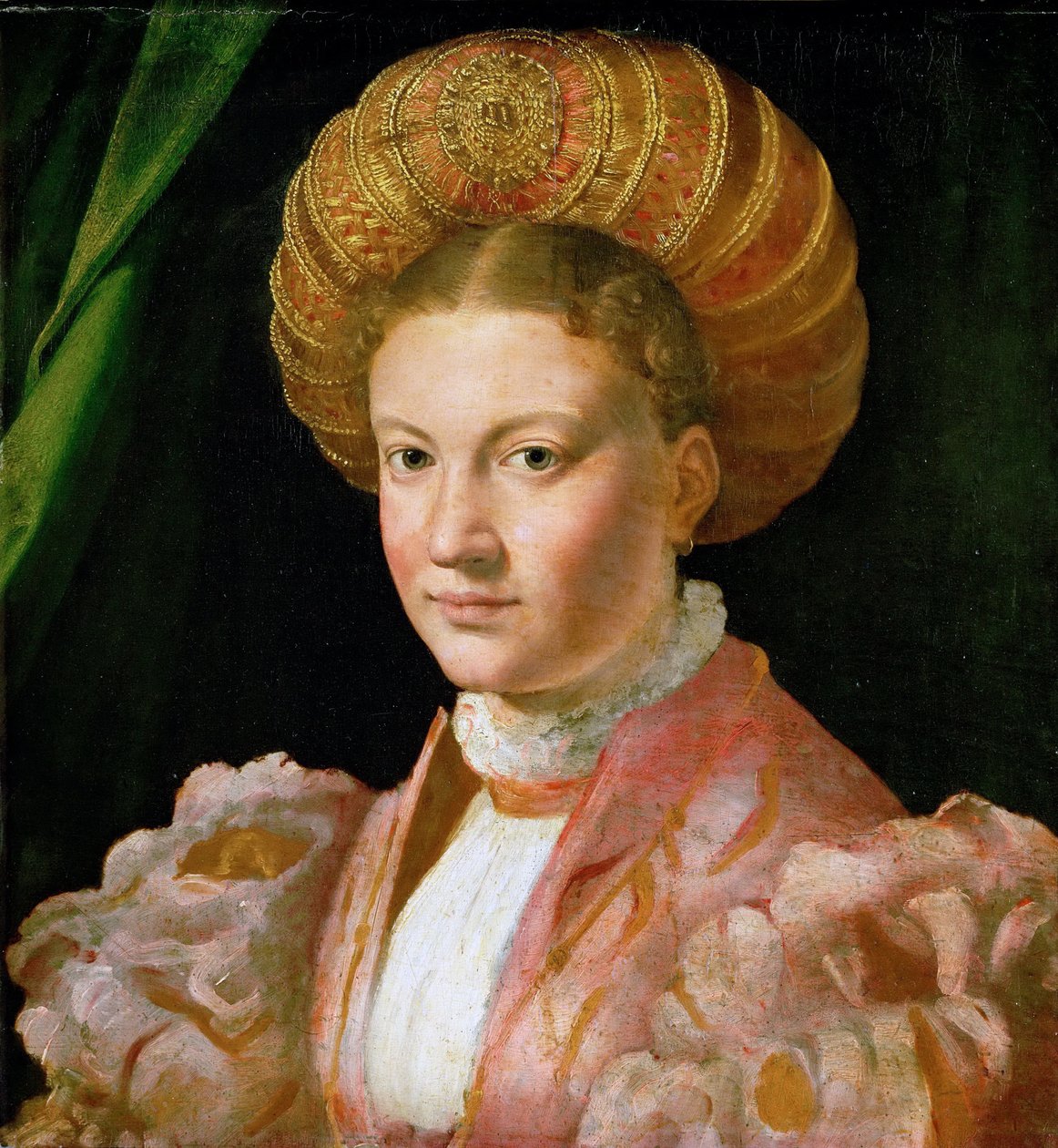 Fiatal hölgy portréja, 1530 körül alkotó: Parmigianino