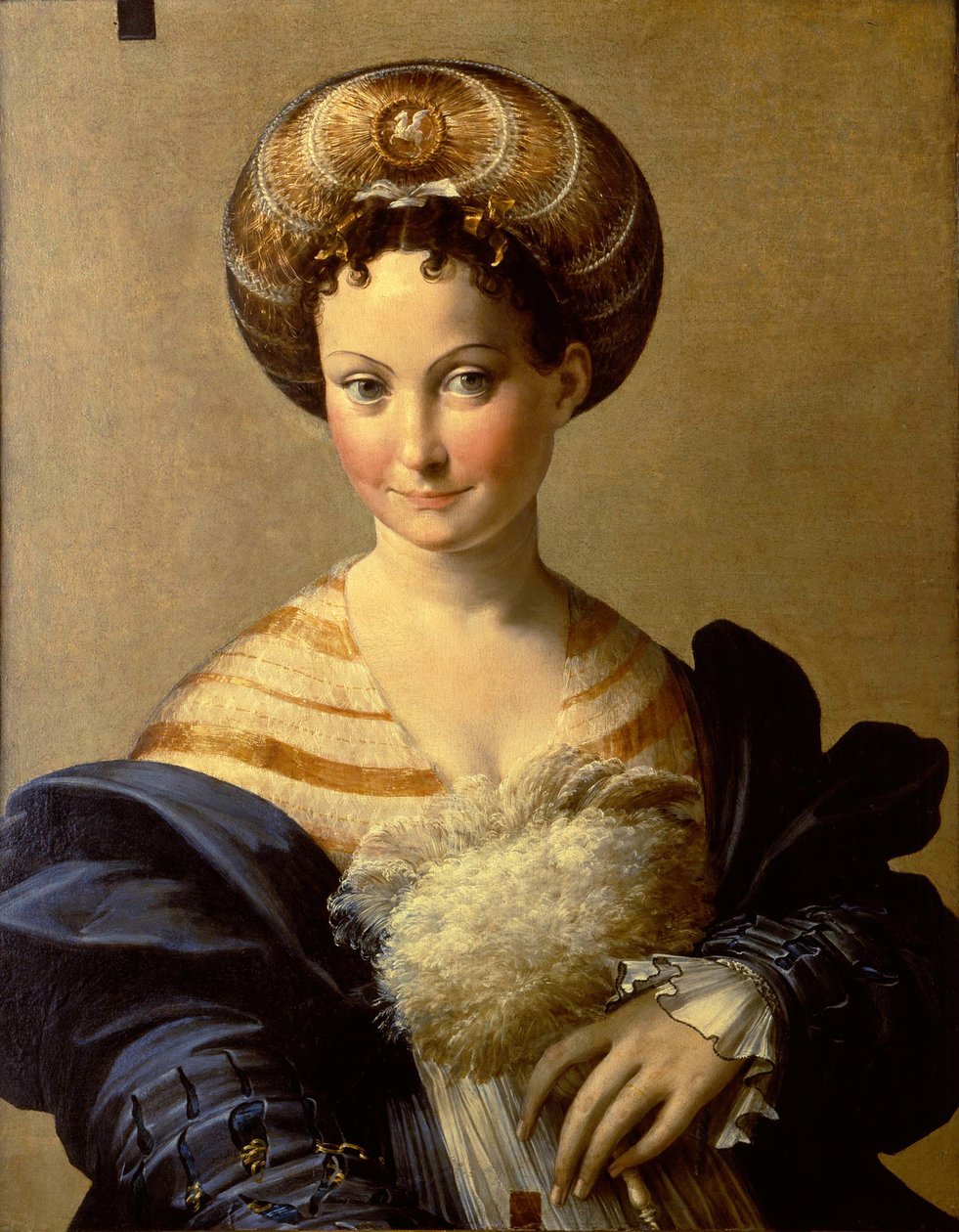 Egy fiatal nő török rabszolga portréja, 1532 körül alkotó: Parmigianino