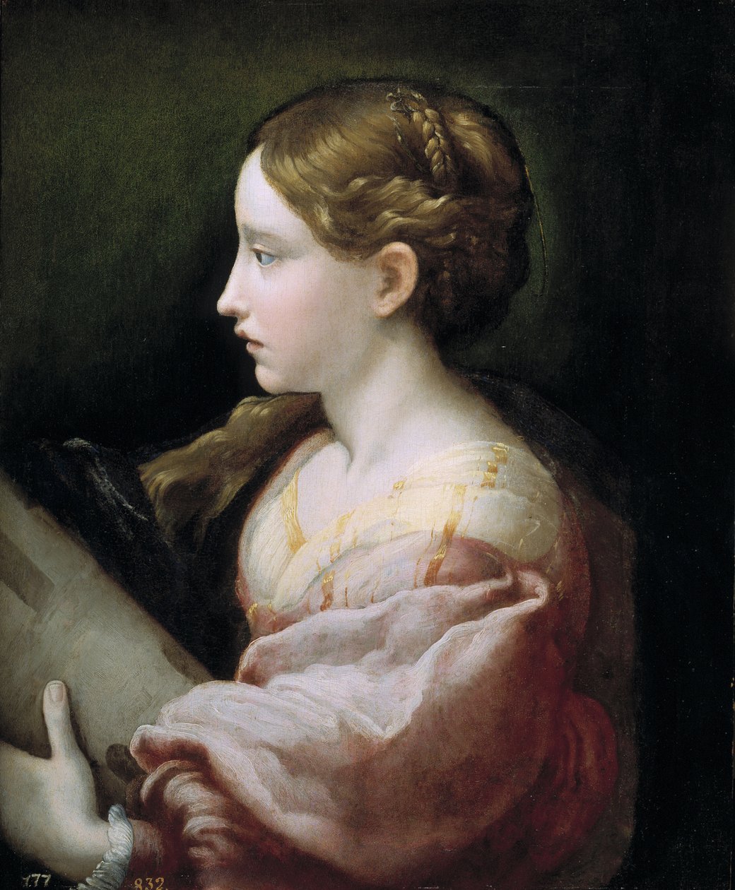 Szent Borbála alkotó: Parmigianino