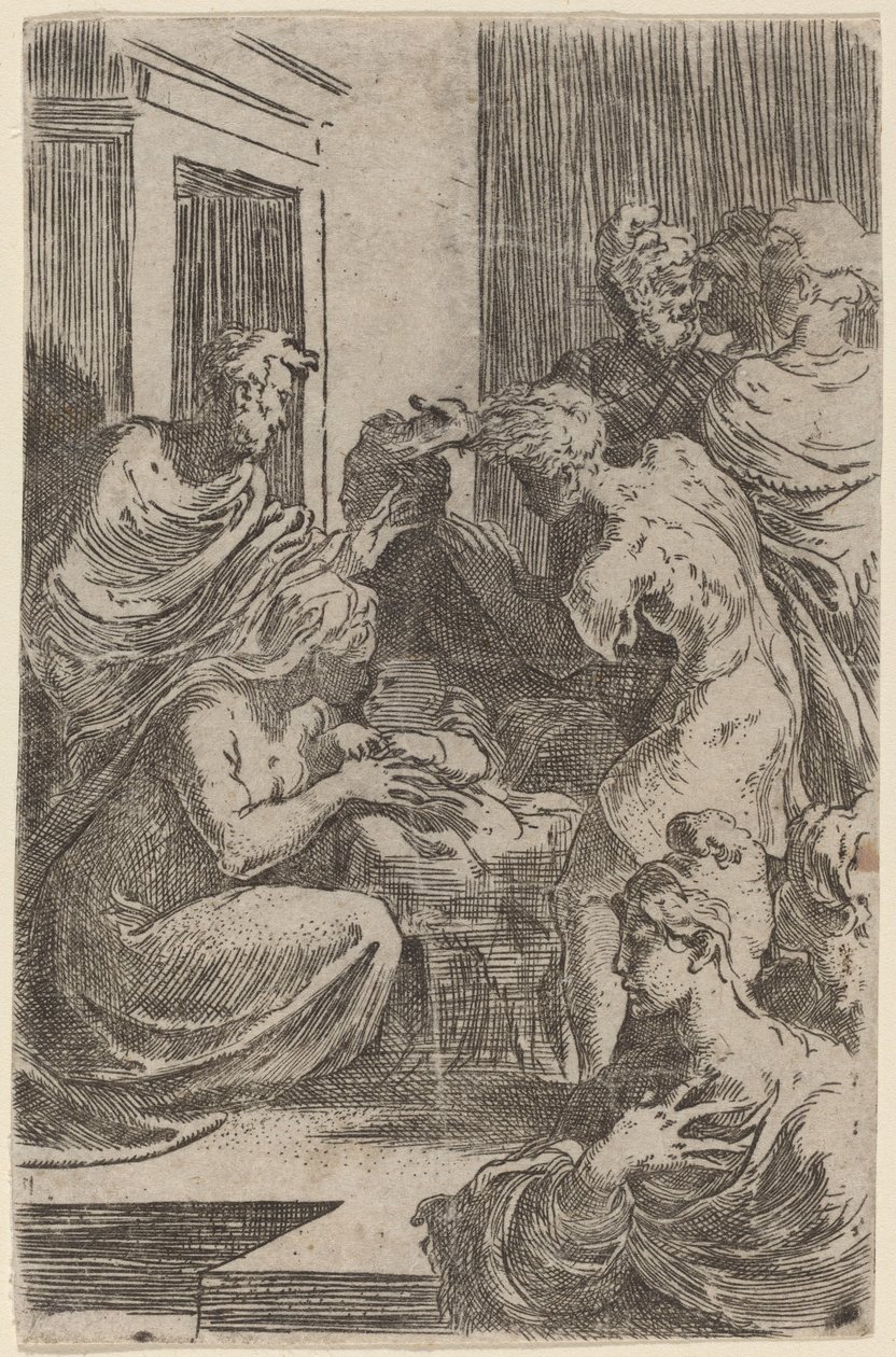 A Pásztorok imádata alkotó: Parmigianino