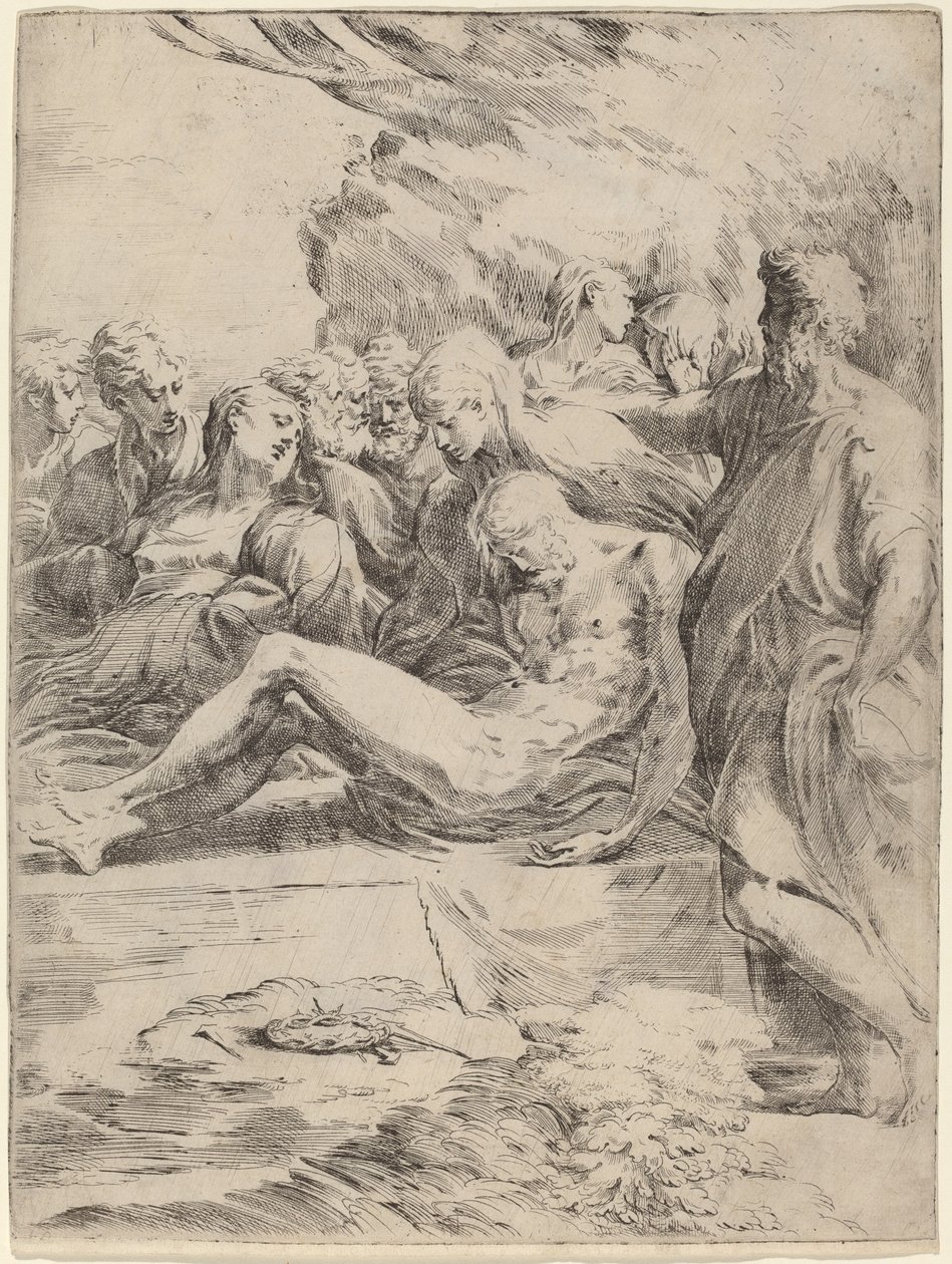 A síremlék alkotó: Parmigianino