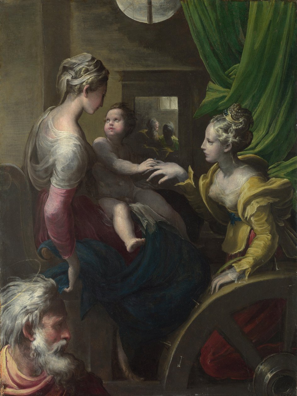 Szent Katalin misztikus házassága c. 1527-1530 alkotó: Parmigianino