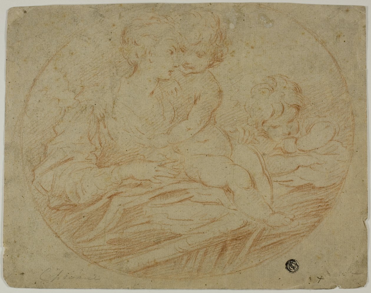 Nő és két gyermek alkotó: Parmigianino