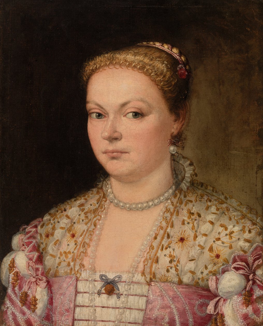Egy hölgy portréja alkotó: Parrasio Micheli, Veronese (Paolo Caliari)