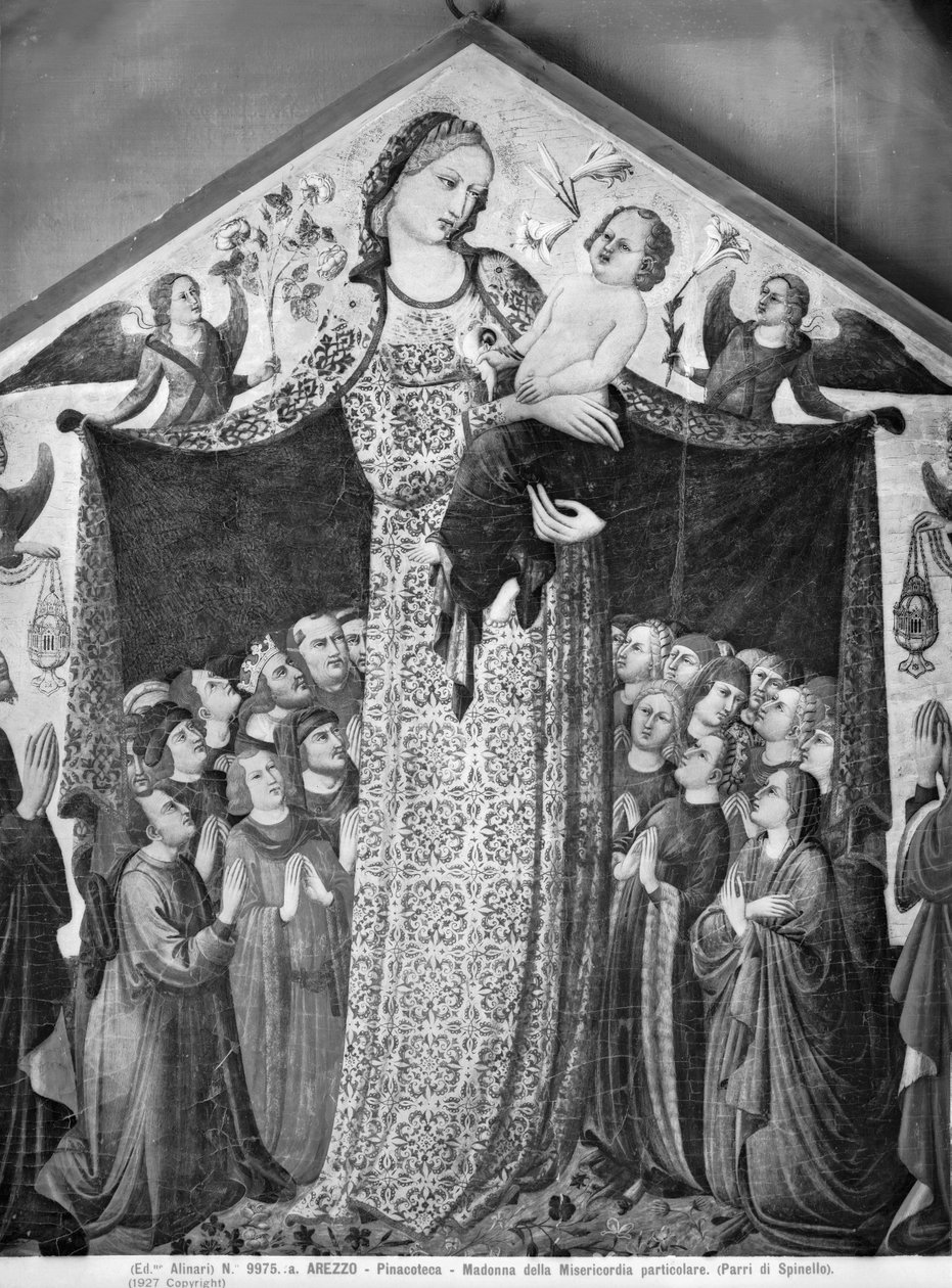 Irgalmas Madonna, 1428 körül (friss) alkotó: Parri Spinelli