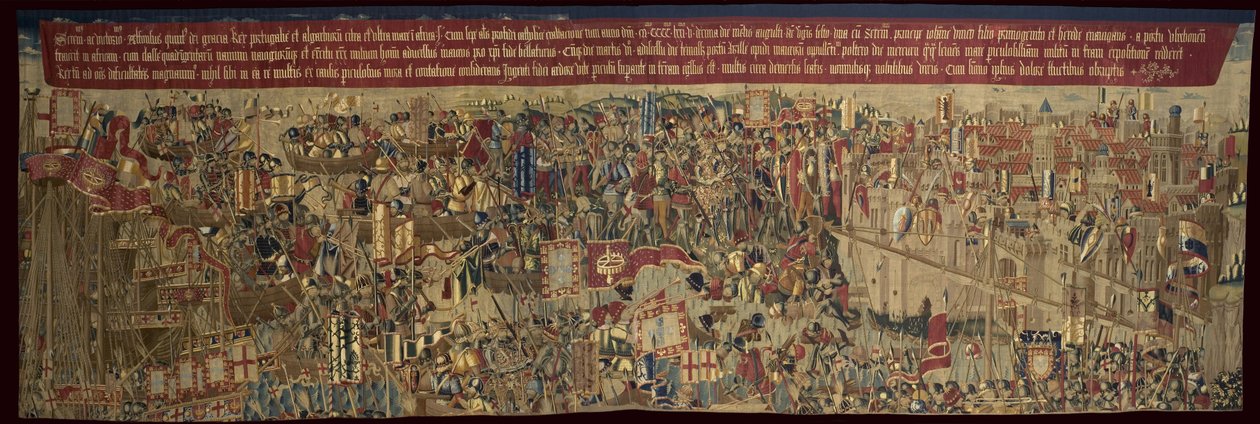 A Pastrana gobelinek, Tournai-i gyártás, valószínűleg Passchier Grenier műhelyéből, 1471-1475 körül (gobelin). alkotó: Pasquier (workshop of) Grenier