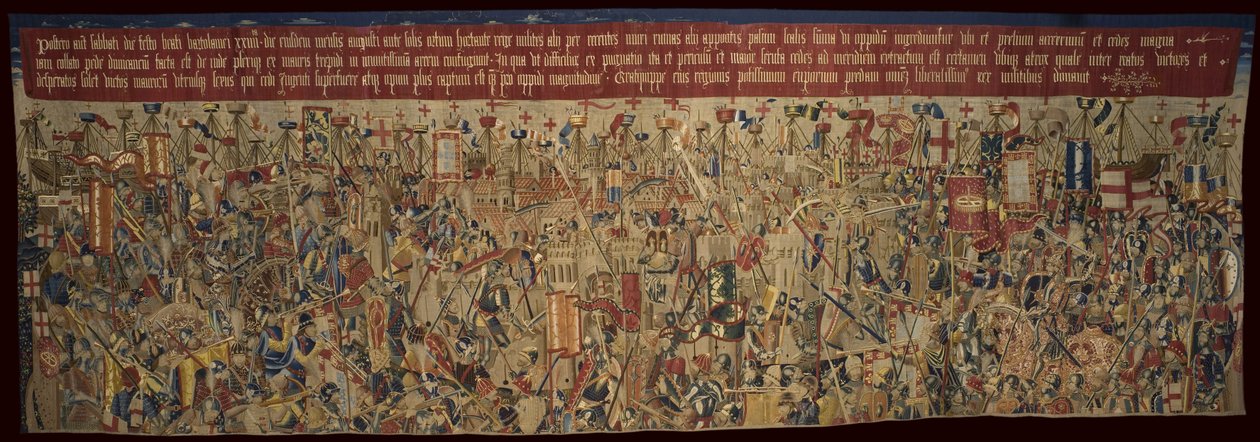 A Pastrana gobelinek, Tournai-i gyártás, valószínűleg Passchier Grenier műhelyéből, 1471-1475 körül (gobelin). alkotó: Pasquier (workshop of) Grenier