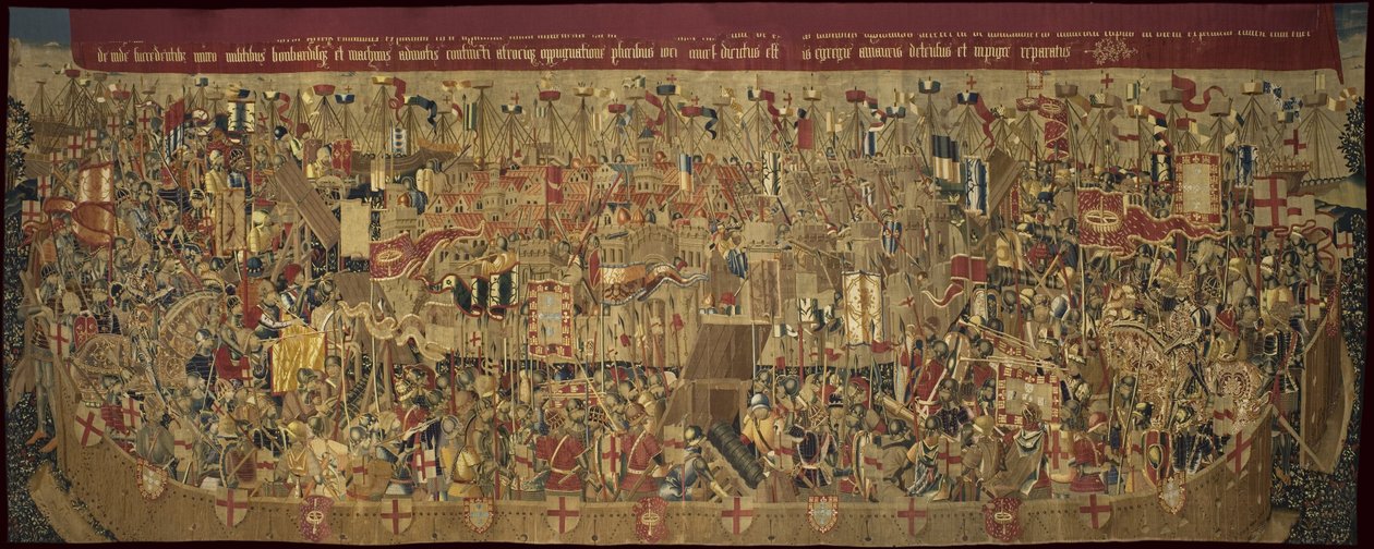 A Pastrana gobelinek, Tournai-i gyártás, valószínűleg Passchier Grenier műhelyéből, 1471-1475 körül (gobelin). alkotó: Pasquier (workshop of) Grenier