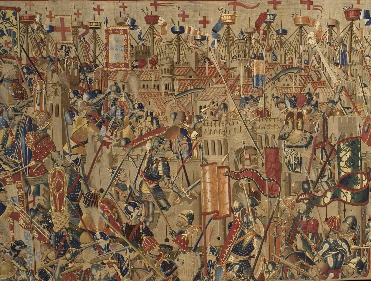 A Pastrana gobelinek, Tournai-i gyártás, valószínűleg Passchier Grenier műhelyéből, 1471-1475 körül (gobelin). alkotó: Pasquier (workshop of) Grenier
