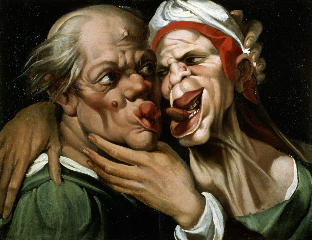 Karikatúra (olaj, vászon) alkotó: Passarotti Passarotti