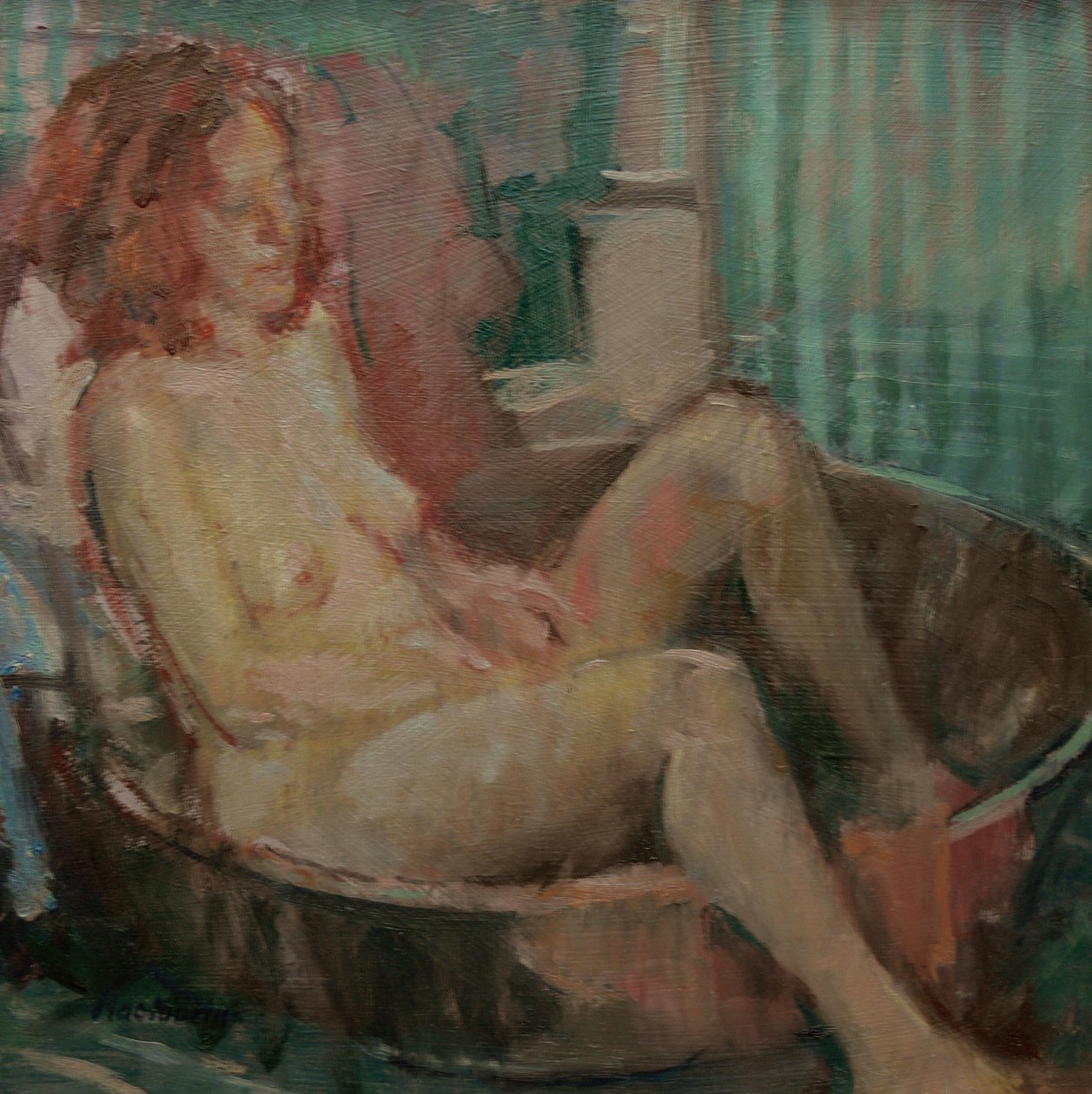Akt a régi kádban, 2008 alkotó: Pat Maclaurin