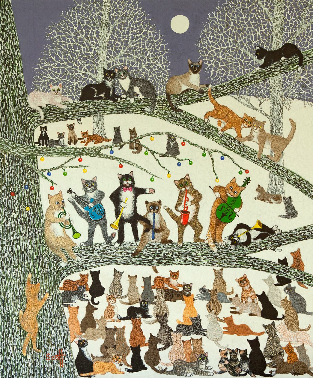 A Resounding Success, 2012 (akril, calico) alkotó: Pat Scott