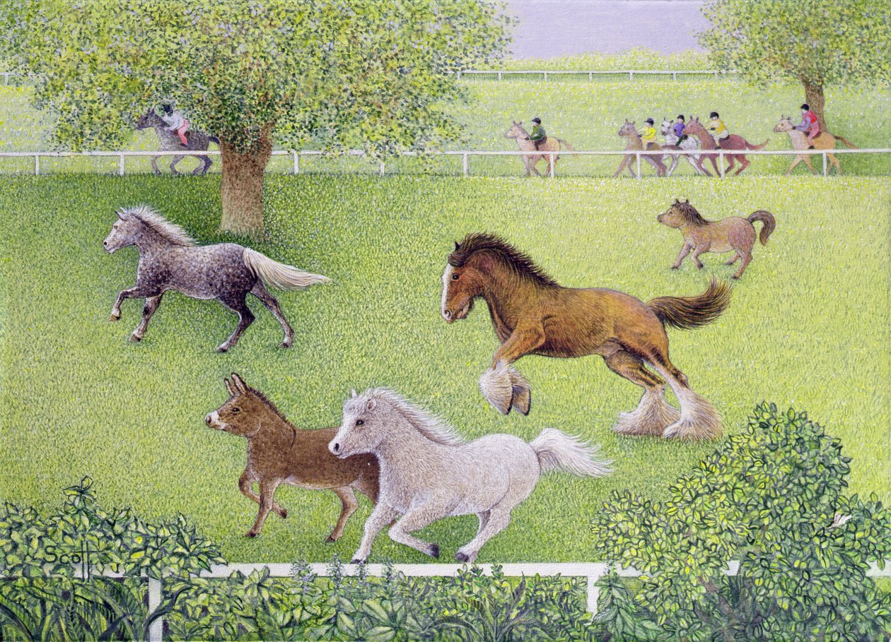 A galopp (olaj, vászon) alkotó: Pat Scott