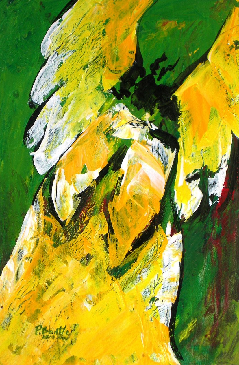Angel of Delight, 2010 (akril, fa) alkotó: Patricia Brintle