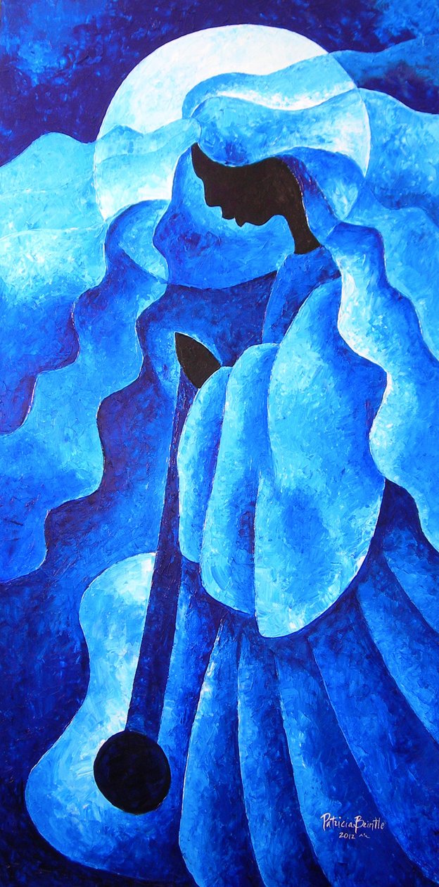 A dal előtt, 2012 (akril, masonit) alkotó: Patricia Brintle