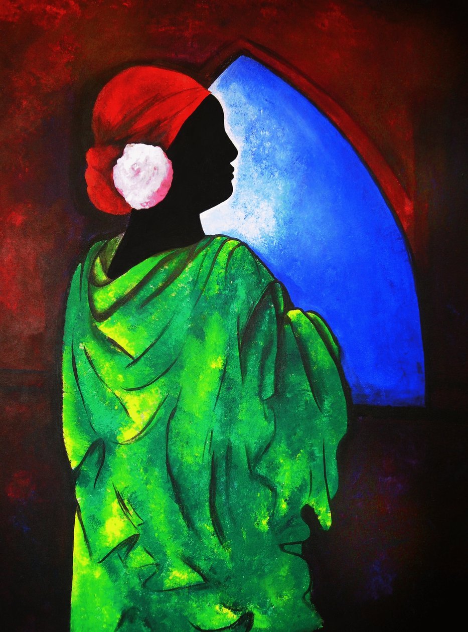 Camelia Rose, 2008 (akril, vászon) alkotó: Patricia Brintle