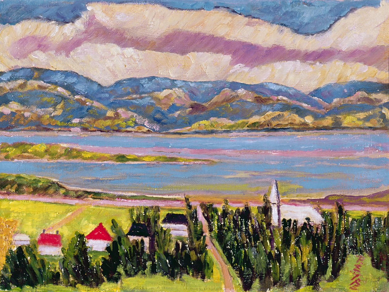 St. Germain, Quebec (olaj, vászon) alkotó: Patricia Contemporary Artist Eyre