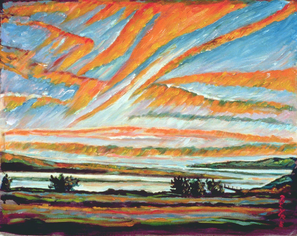 Sunrise, Les Eboulements, Quebec (olaj, vászon) alkotó: Patricia Contemporary Artist Eyre