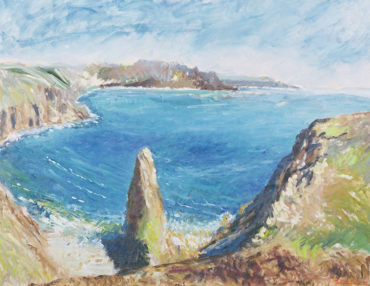 Chisel Rock Bay, 1997 (wc és gouache papíron) alkotó: Patricia Espir