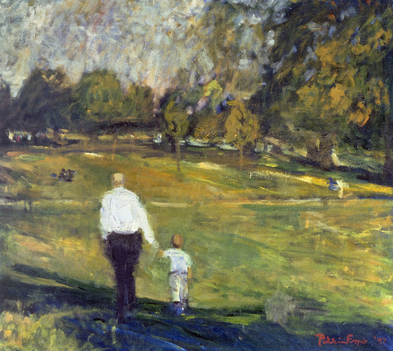 Nagyapa és unokája, 1997 alkotó: Patricia Espir