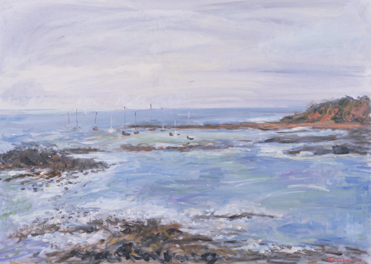 Vitorlázás a Scilly-szigeteken, 1997 (olaj, papír) alkotó: Patricia Espir