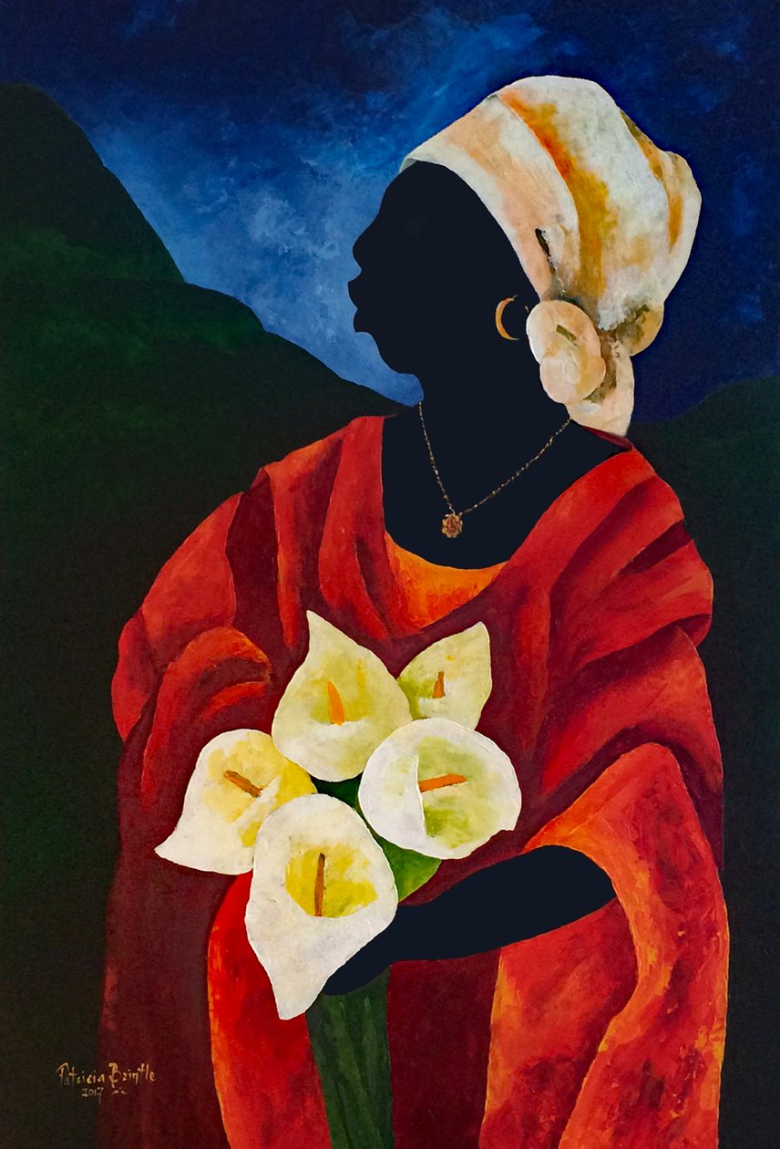 Ötös Callas, 2017 (akril, vászon) alkotó: Patricia Brintle