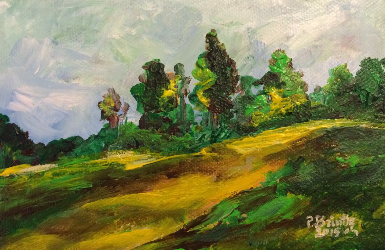 Furcy reggel, 2015 (akril, vászon) alkotó: Patricia Brintle