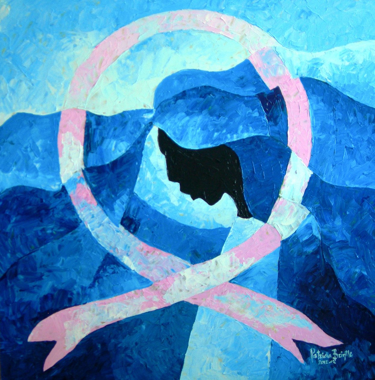 A remény itt van, 2012 (akril, masonite) alkotó: Patricia Brintle