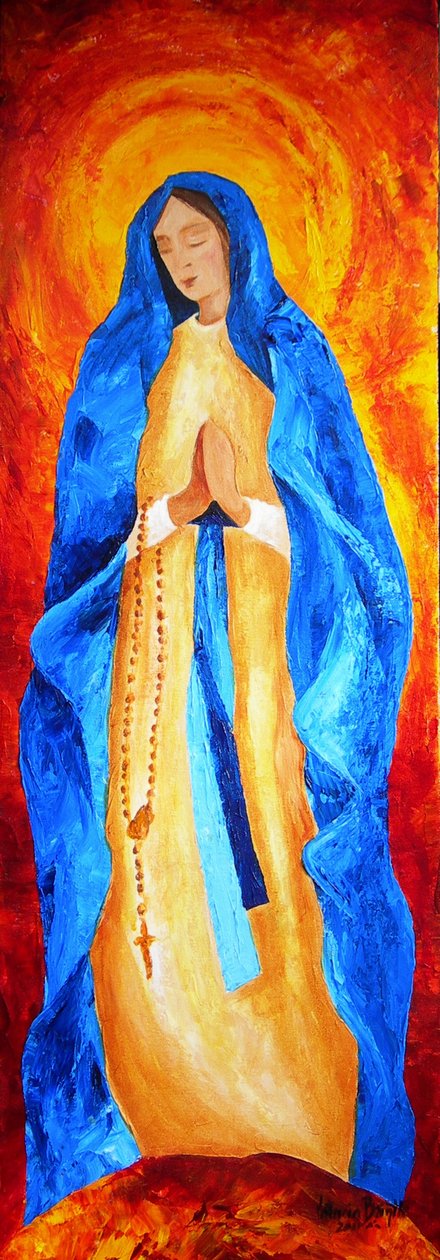 Rózsafüzér Madonna, 2011 alkotó: Patricia Brintle