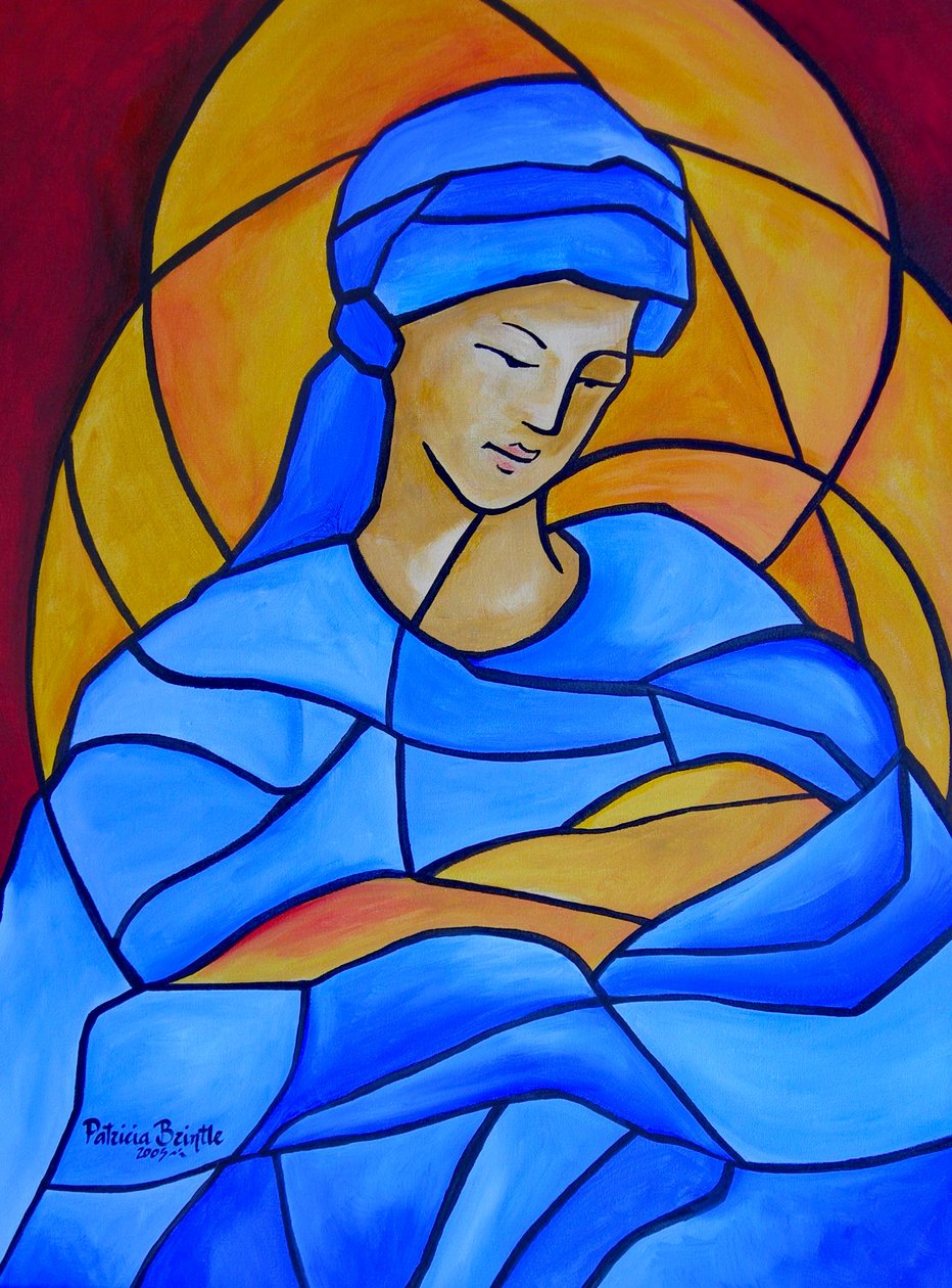 Maria full of grace, 2005 (akril, vászon) alkotó: Patricia Brintle