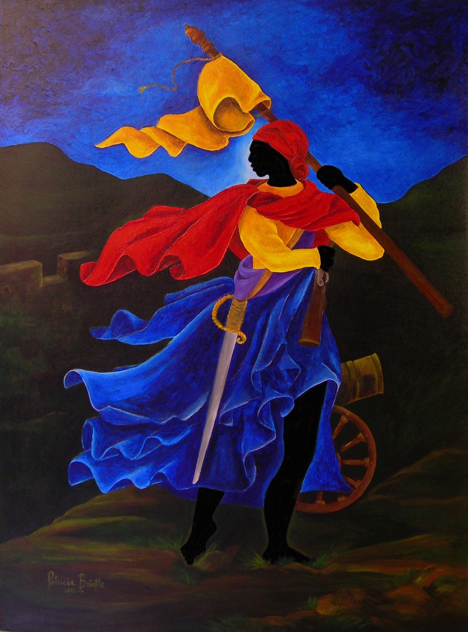 Marie Jeanne Lamartiniere, 2012 (akril, vászon) alkotó: Patricia Brintle