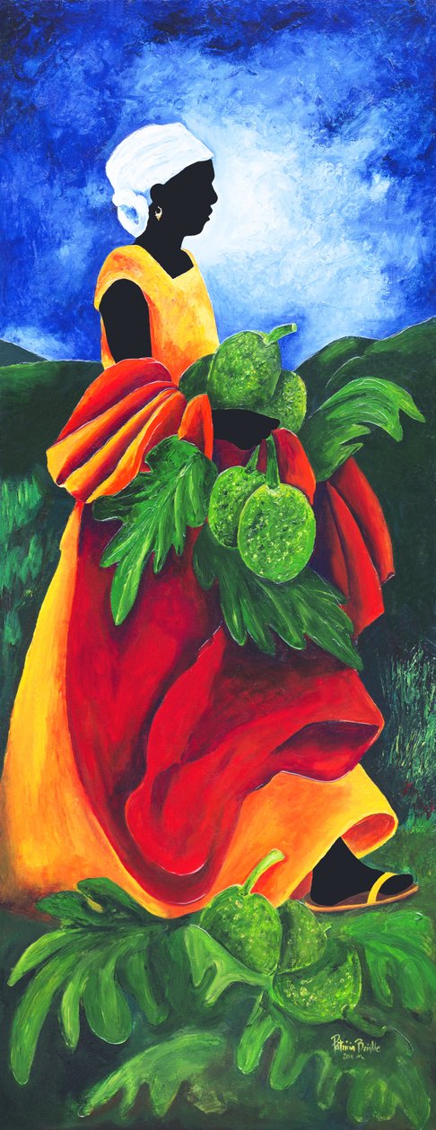 Season Breadfruit, 2011, (akril, vászon) alkotó: Patricia Brintle