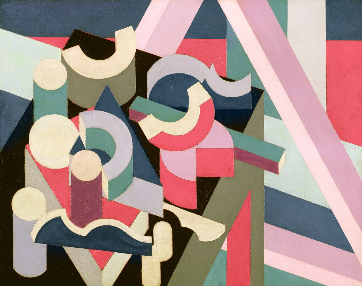 1. kockakompozíció, 1925-26 alkotó: Patrick Henry Bruce