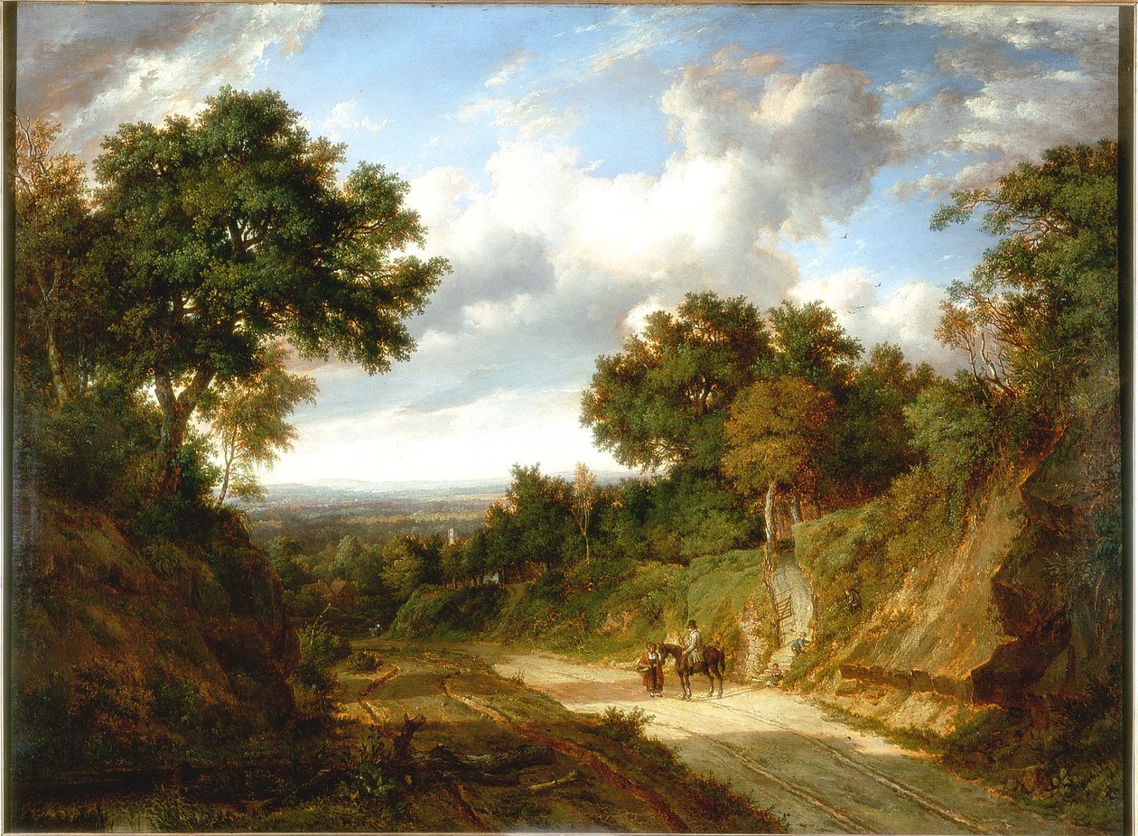 Táj figurákkal alkotó: Patrick Nasmyth