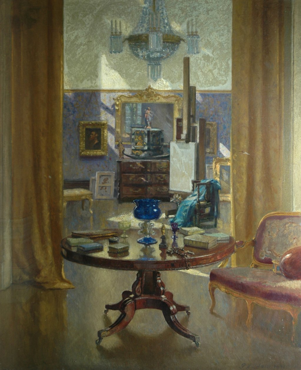 A Művész Stúdiója, 1921 alkotó: Patrick William Adam