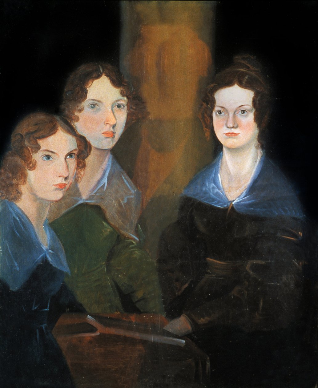 A három Bronte nővér portréja: Charlotte Bronte alkotó: Patrick Branwell Bronte