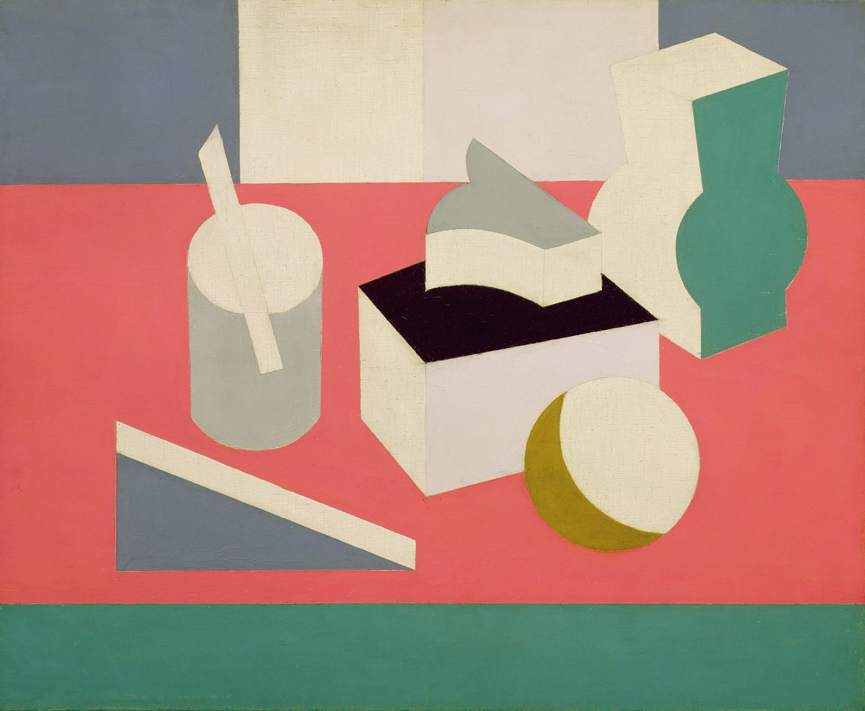 Peinture Nature Morte, 1919 (olaj és ceruza, vászon) alkotó: Patrick Henry Bruce