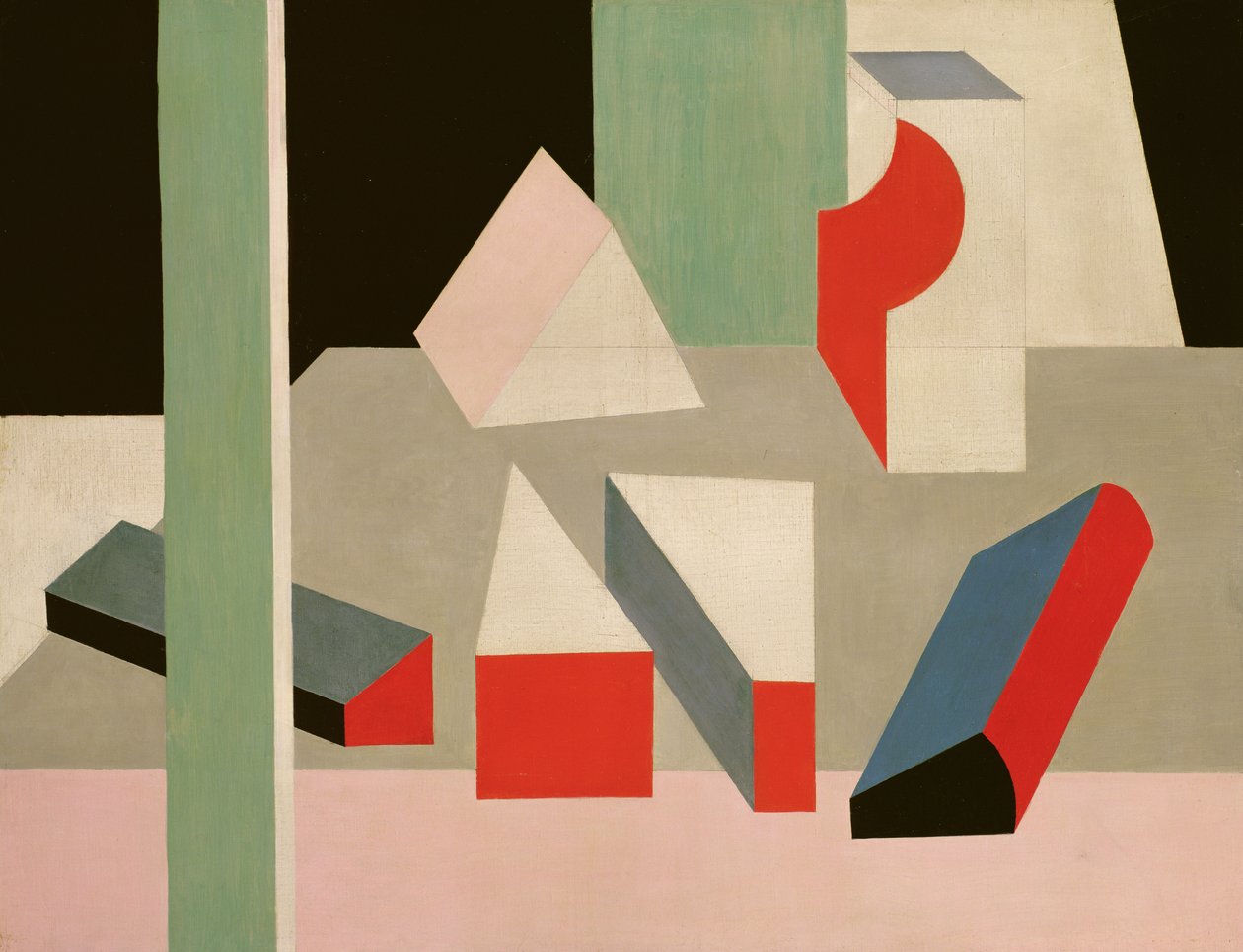 PeintureNature Morte, 1928 (olaj és ceruza, vászon) alkotó: Patrick Henry Bruce