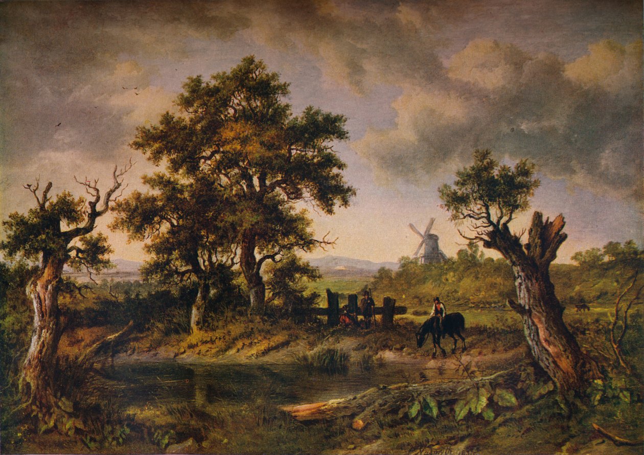 Nézet Surreyben, 1797-1831, 1919 alkotó: Patrick Nasmyth