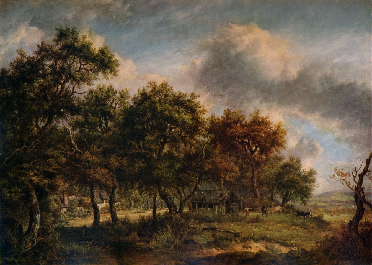 Egy Woodmans-ház, 1820 alkotó: Patrick Nasmyth