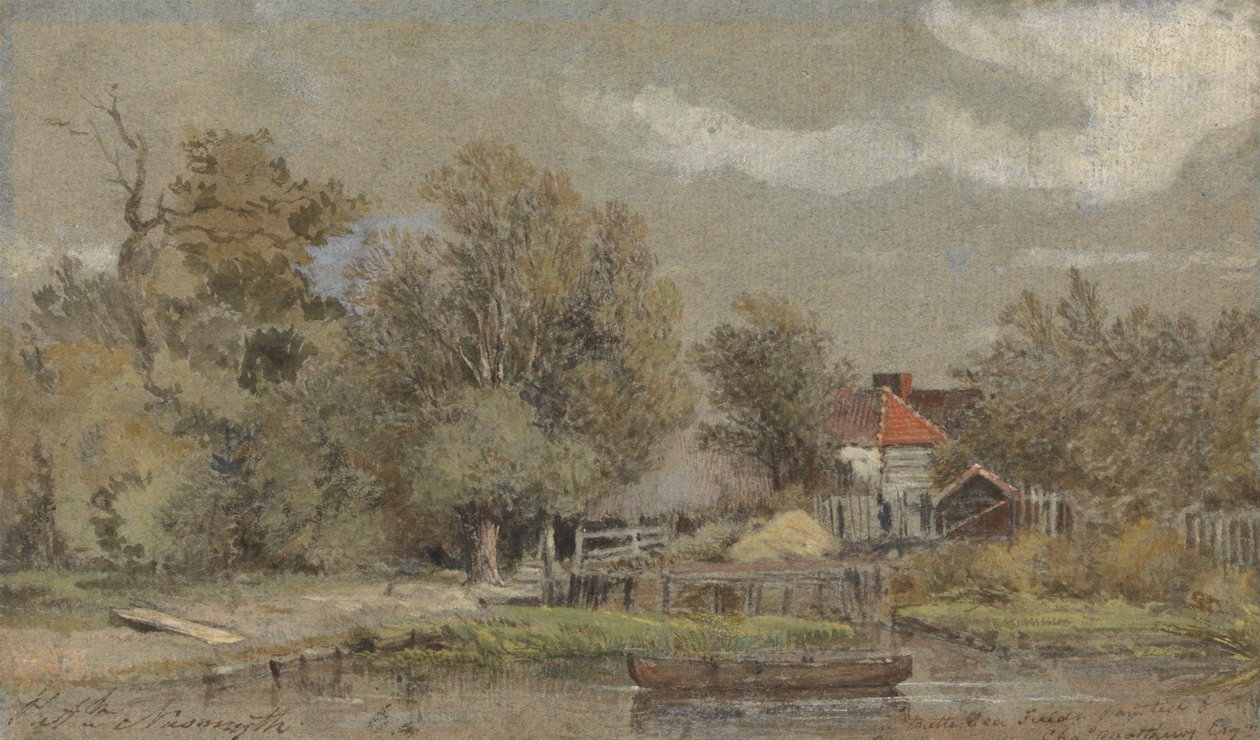 Battersea Fields, Charles Matthews számára festve, Esq. alkotó: Patrick Nasmyth