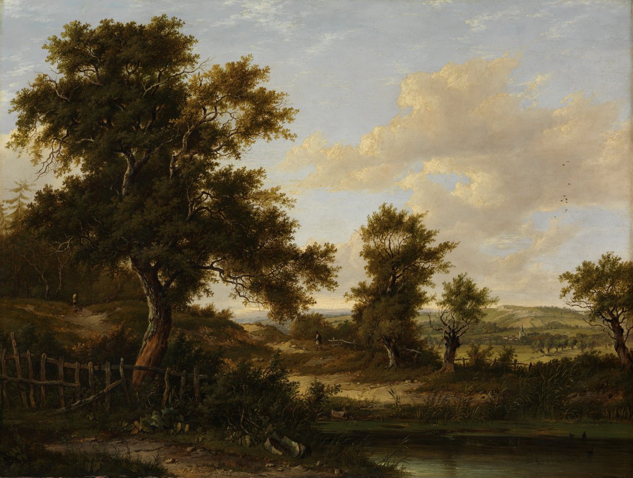 Penshurst közelében, Kent államban, 1828. alkotó: Patrick Nasmyth
