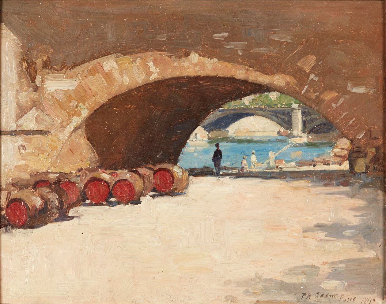 Párizs (olaj a fedélzeten) alkotó: Patrick William Adam