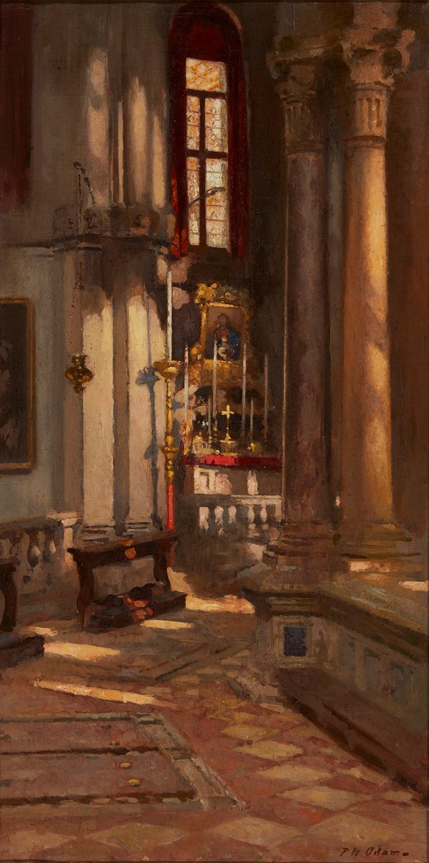 San Zaccaria, Velence (olaj, vászon) alkotó: Patrick William Adam