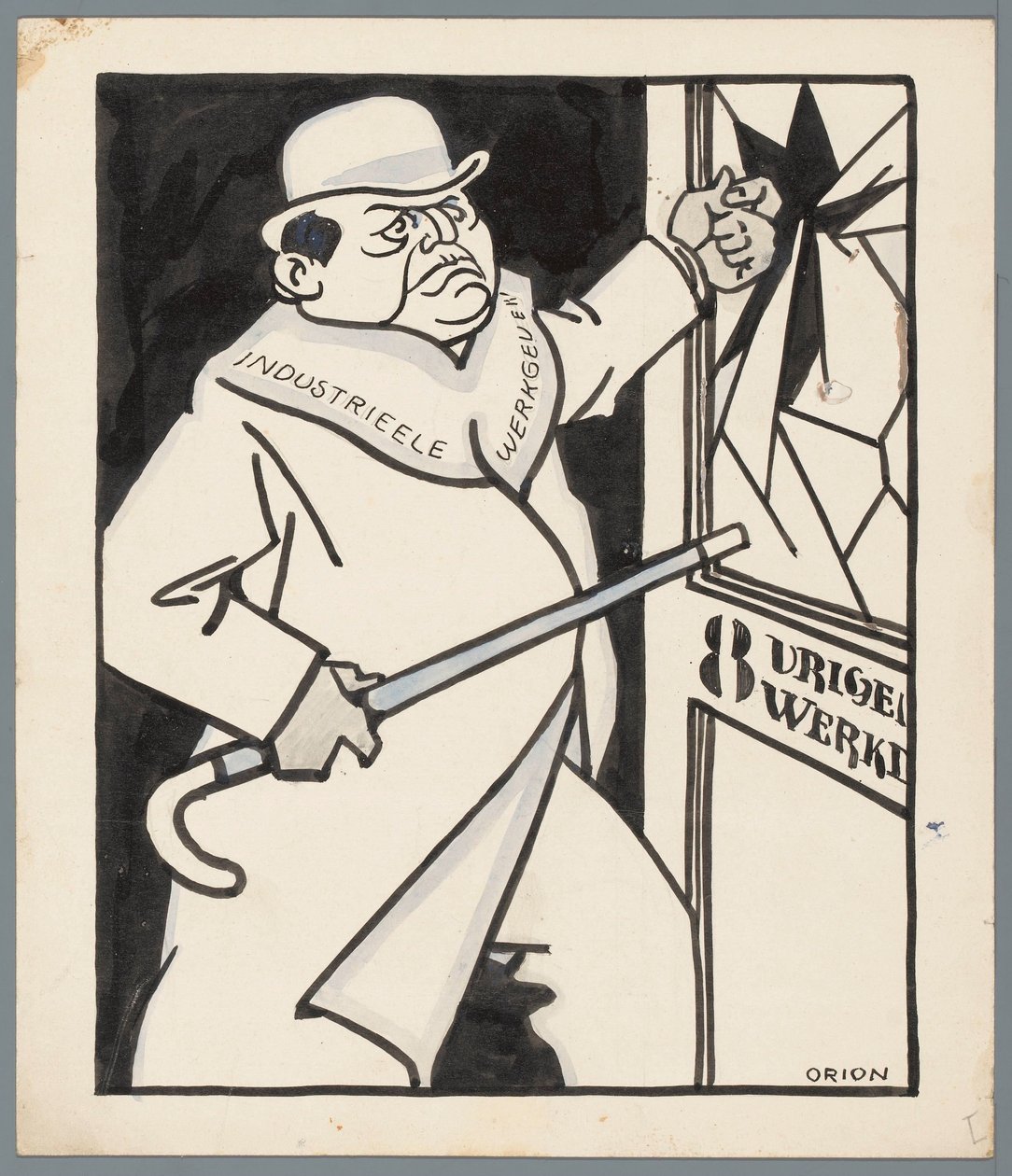 A munkaadók és a nyolc órás munkaidő alkotó: Patricq Kroon (signed by artist)