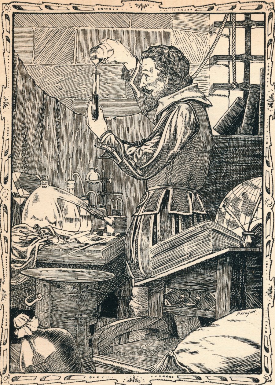 Guy Fawkes a lassú meccsre készül, 1902 alkotó: Patten Wilson