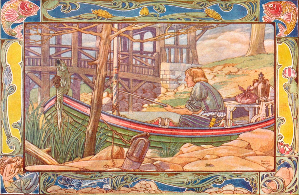 A halász, 1901 alkotó: Patten Wilson