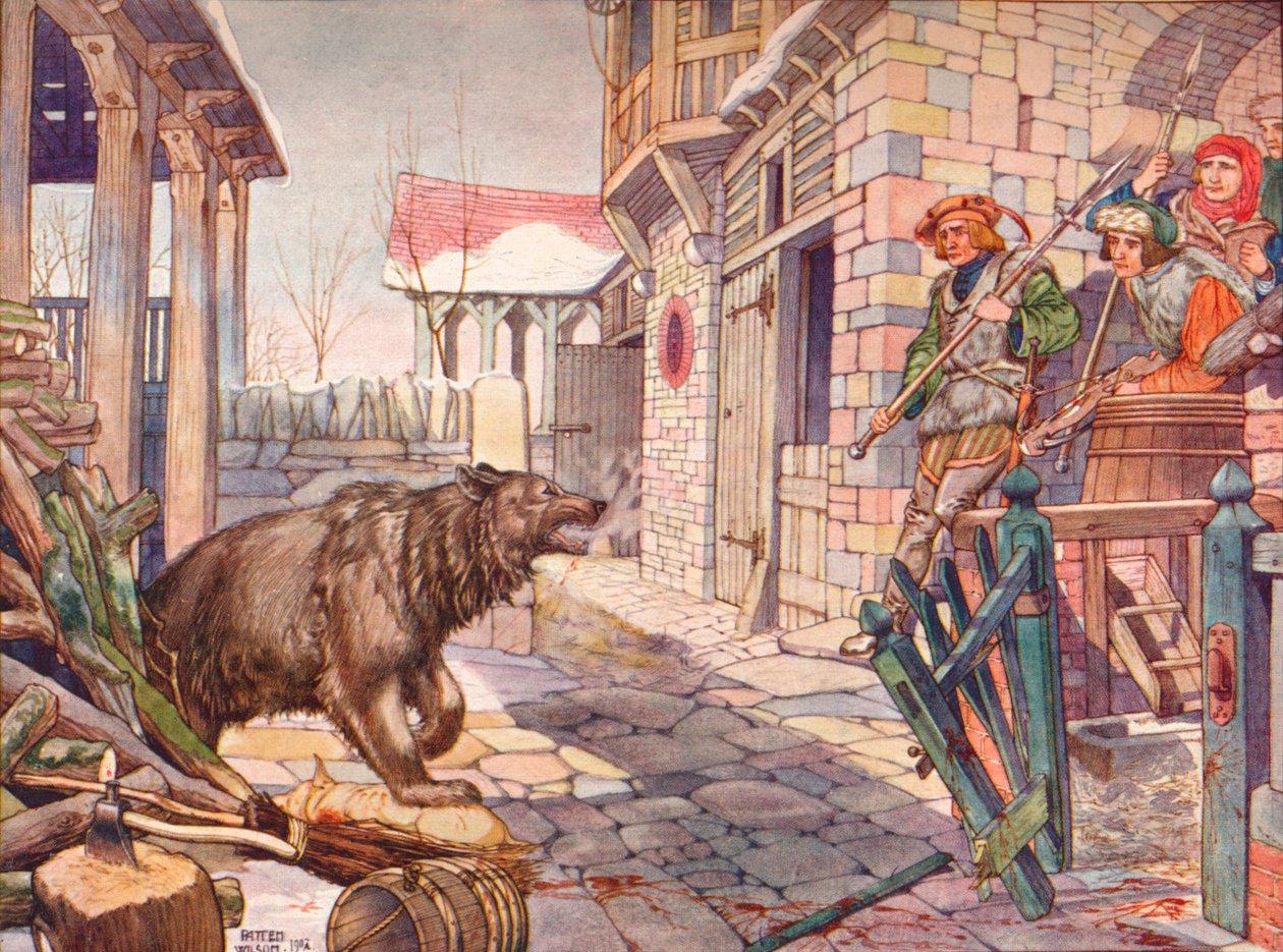 A váratlan találkozás, 1902 alkotó: Patten Wilson