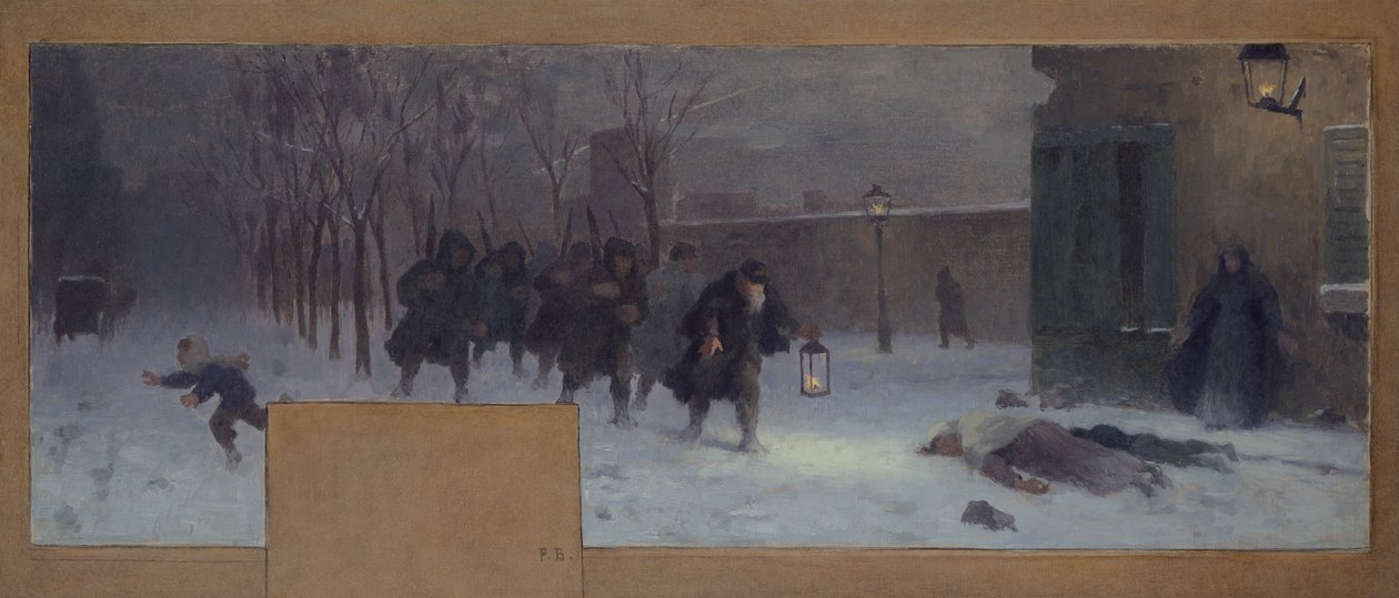 A sérültek keresése alkotó: Paul Albert Baudouin